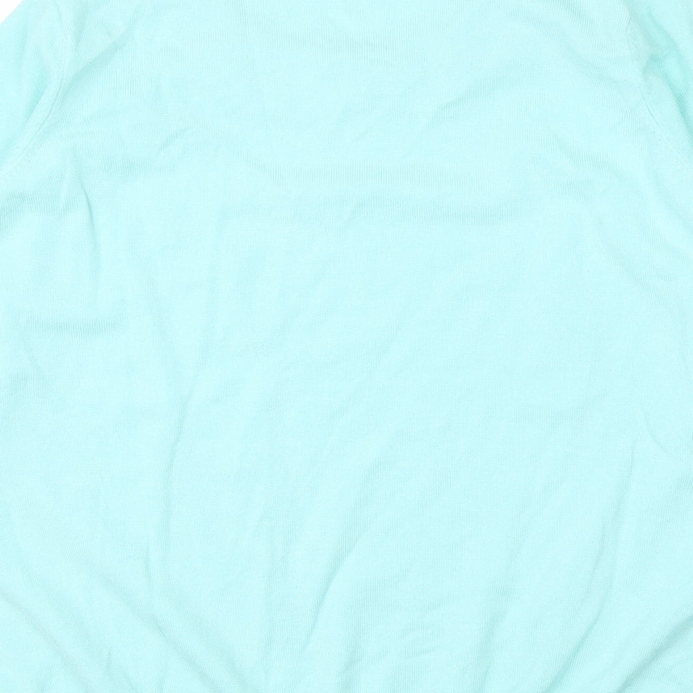 Womens UK Size L BM Green Basic Blouse