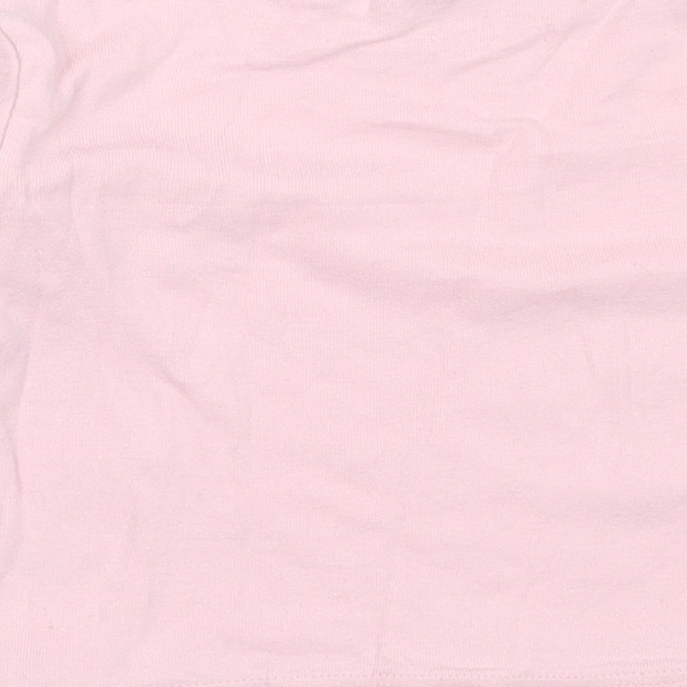 Matalan Girls Pink Solid Cotton Top Pyjama Top Size 4-5 Years