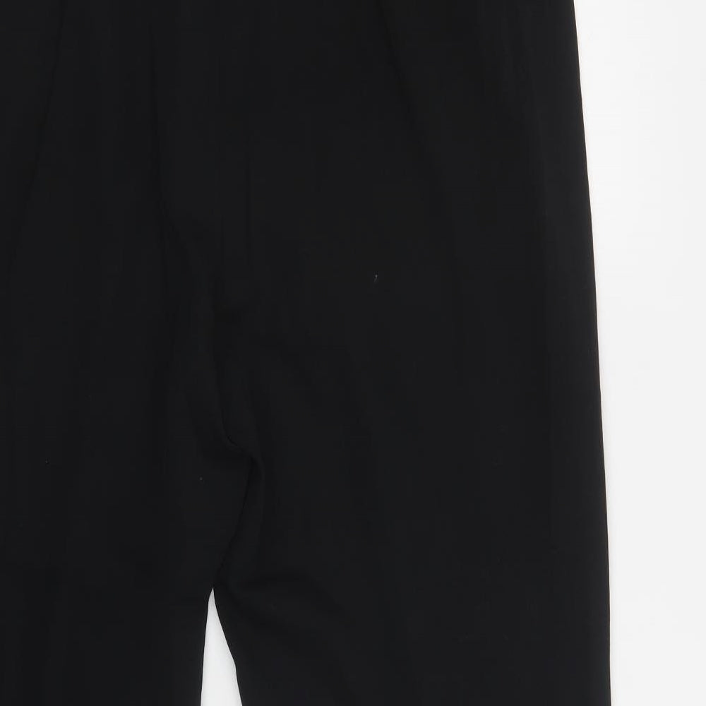 CC Womens Black Polyester Dress Pants Trousers Size 18 L25 in Regular Button