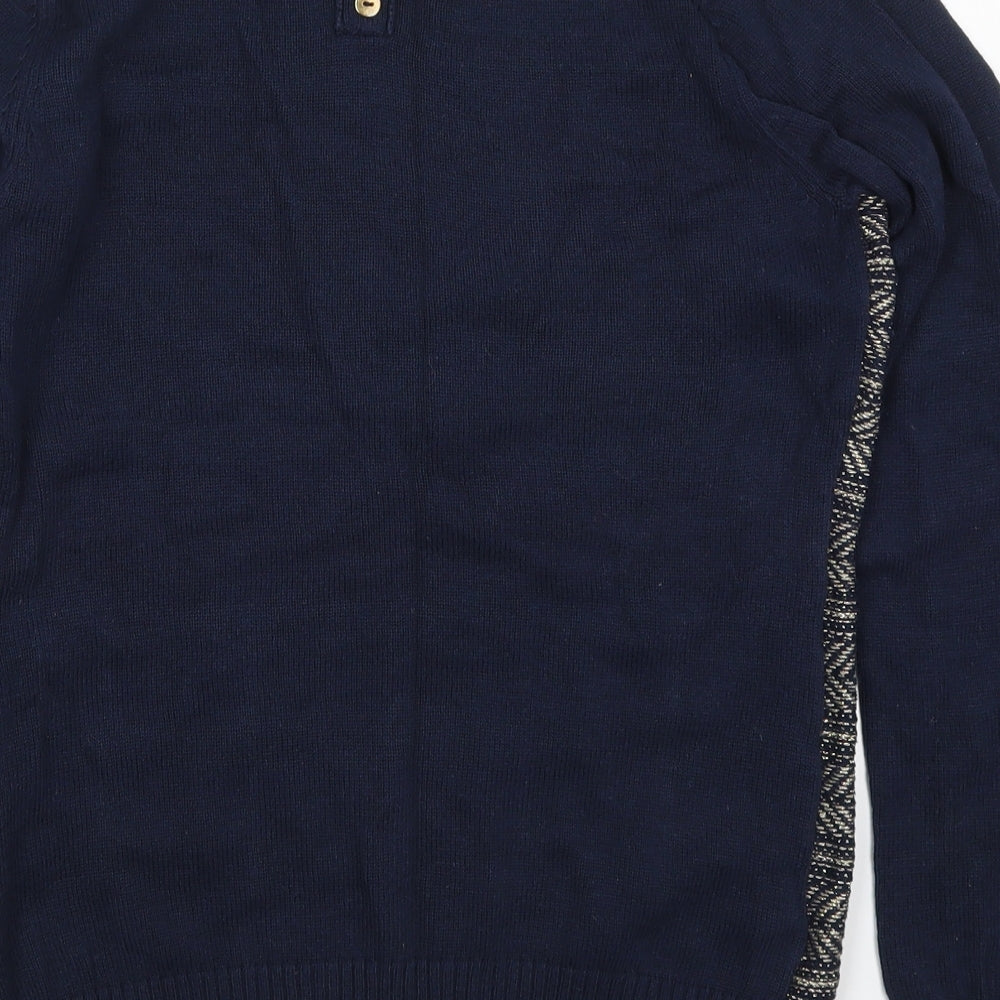 Womens UK Size 10 NEXT Blue Pullover Jumper