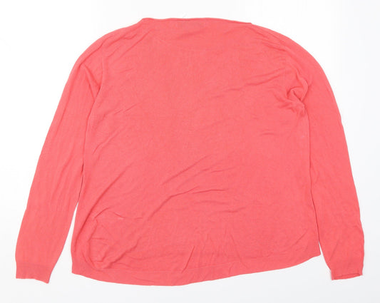 Womens UK Size M Replay Pink Pullover Jumper