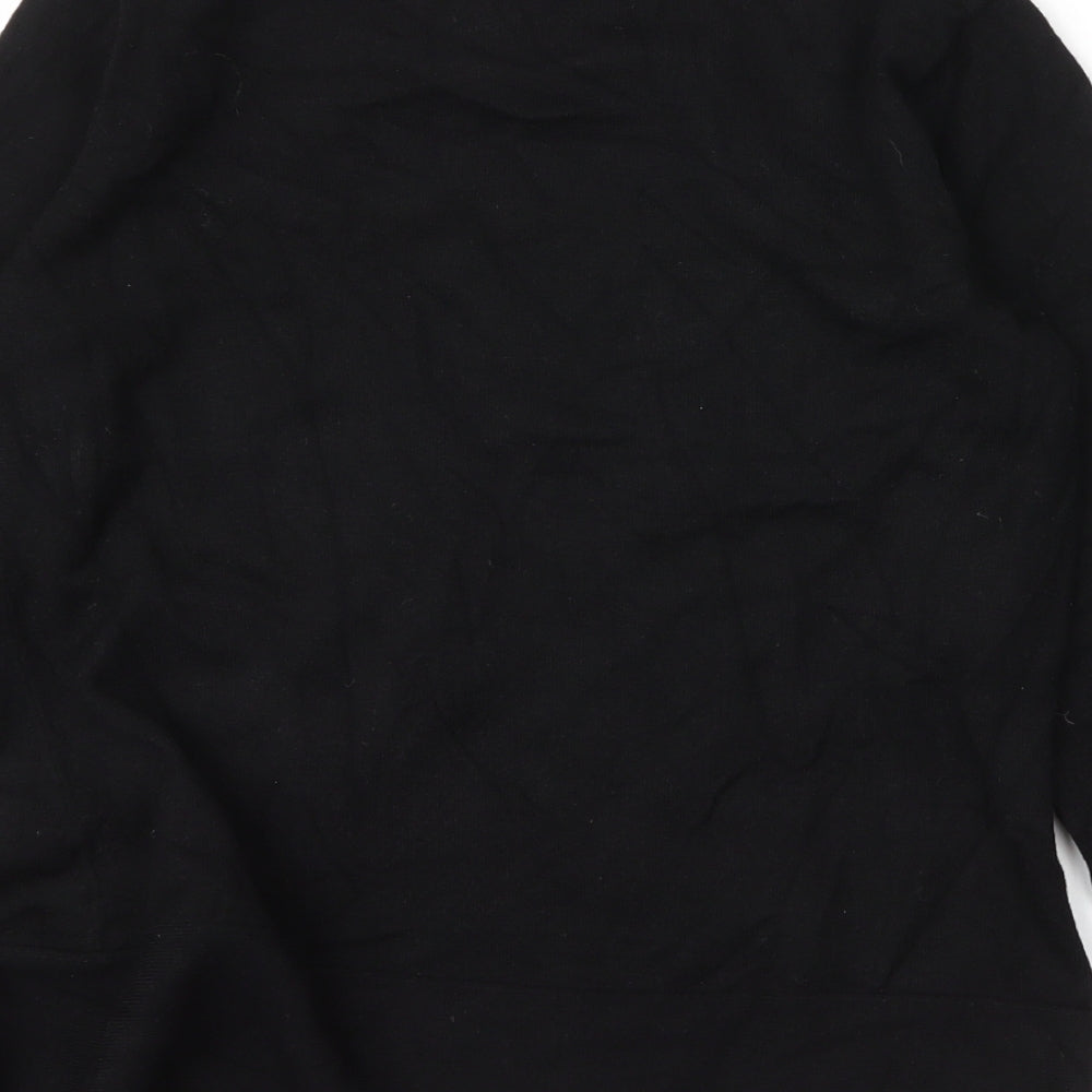 Womens UK Size M Platinum Black Pullover Jumper