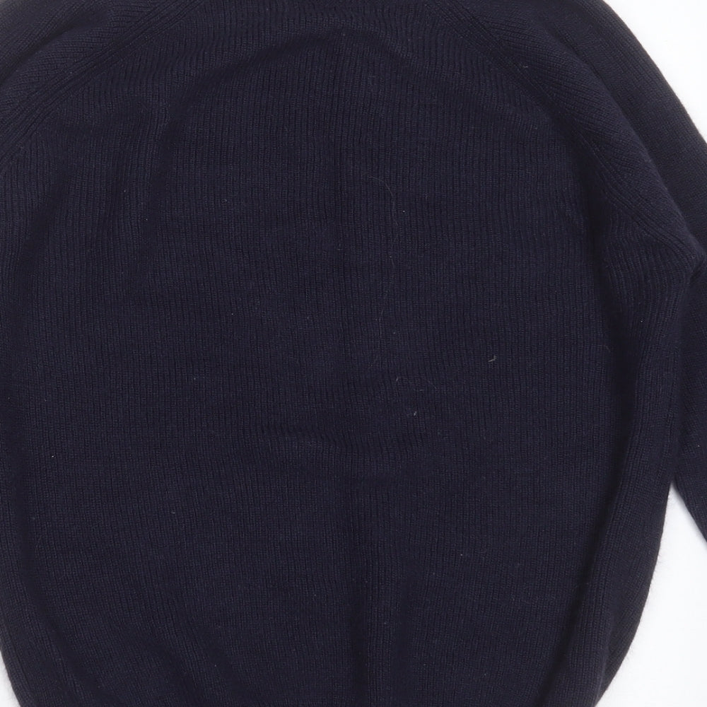 F&F Womens Blue Round Neck Acrylic Pullover Jumper Size 6