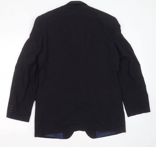 Mens UK Size 38 Principles Regular Black Suit Jacket