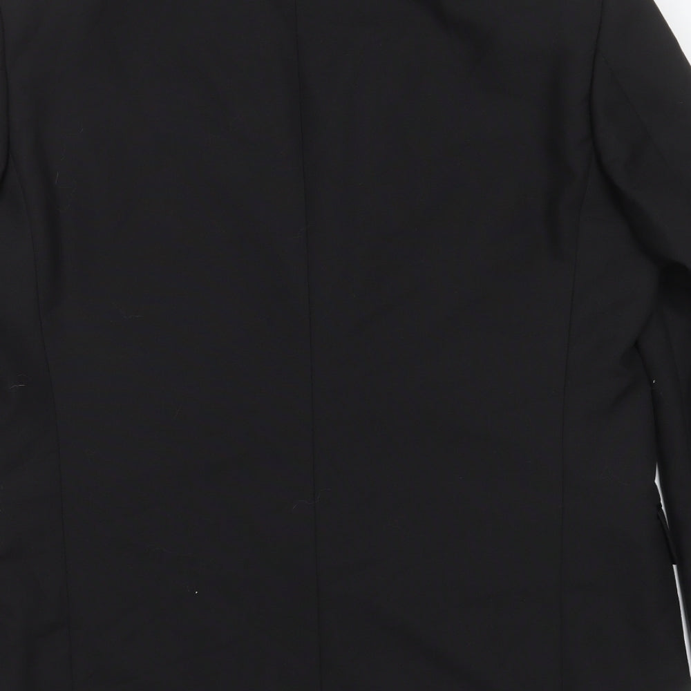 cito citterio Mens Black Wool Jacket Suit Jacket Size 42