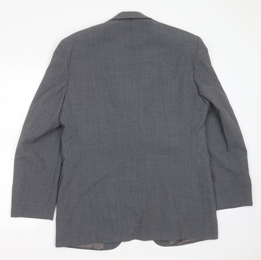 Mens UK Size 40 Marks and Spencer Regular Grey Suit Jacket