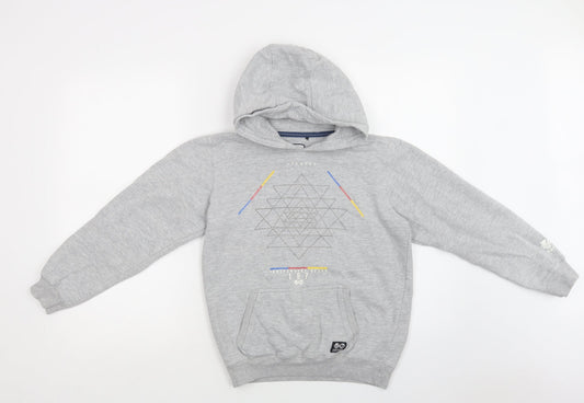Womens UK Size M Haywire Grey Pullover Hoodie