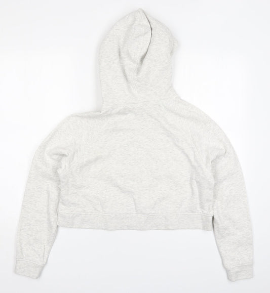 H&M Womens Grey Cotton Pullover Hoodie Size XS Pullover