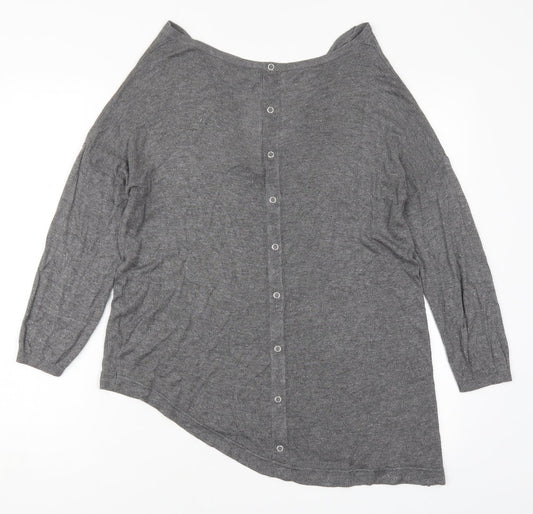 Womens UK Size 10 NEXT Grey Pullover Jumper
