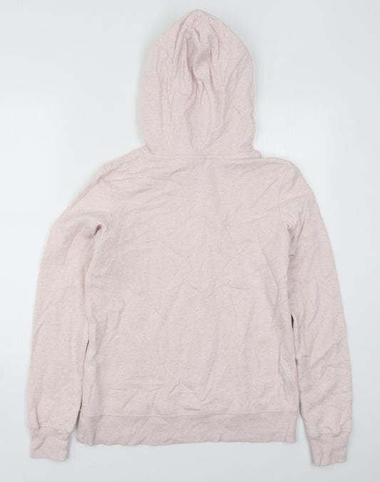 H&M Womens Pink Cotton Pullover Hoodie Size S Pullover - Los Angeles Stockholm Seoul Copenhagen Santiago
