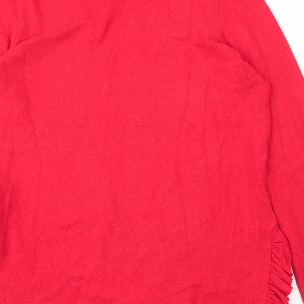 Womens UK Size 12 NEXT Red Pullover Jumper
