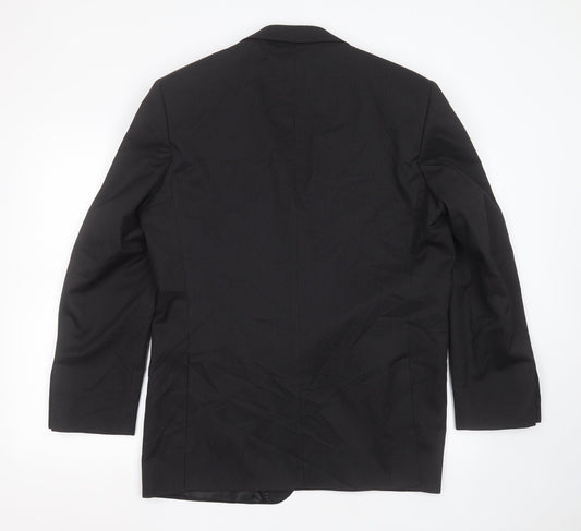 Mens UK Size 42 karl jackson Regular Black Suit Jacket