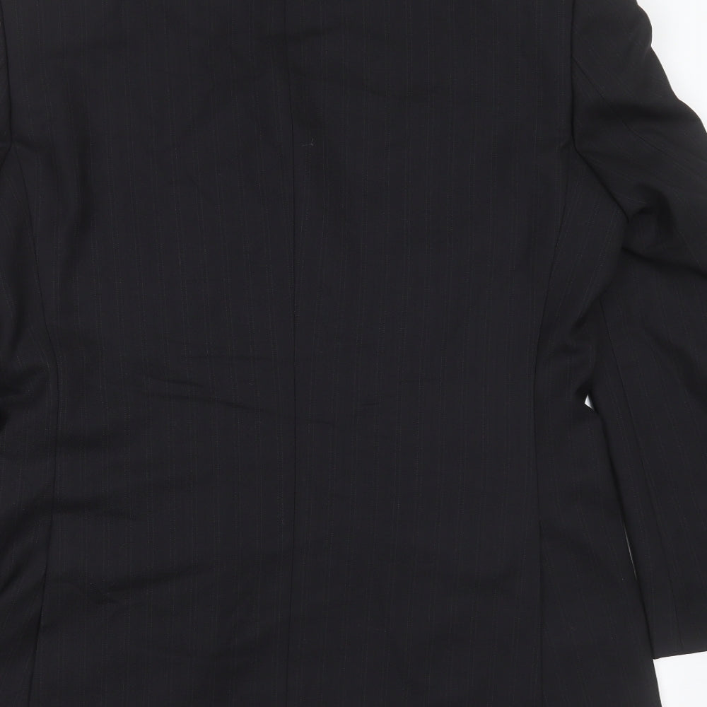 Mens UK Size 40 Burton Regular Black Suit Jacket