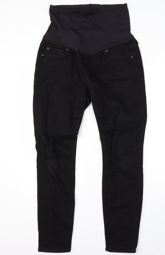 Additional front view of Gap women’s black skinny jeans, size UK 31, 28-inch leg regular