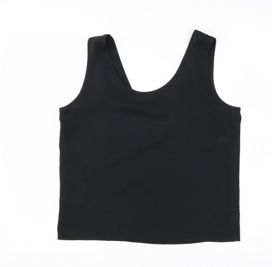 Womens UK Size 12 St Michael Black Basic Tank