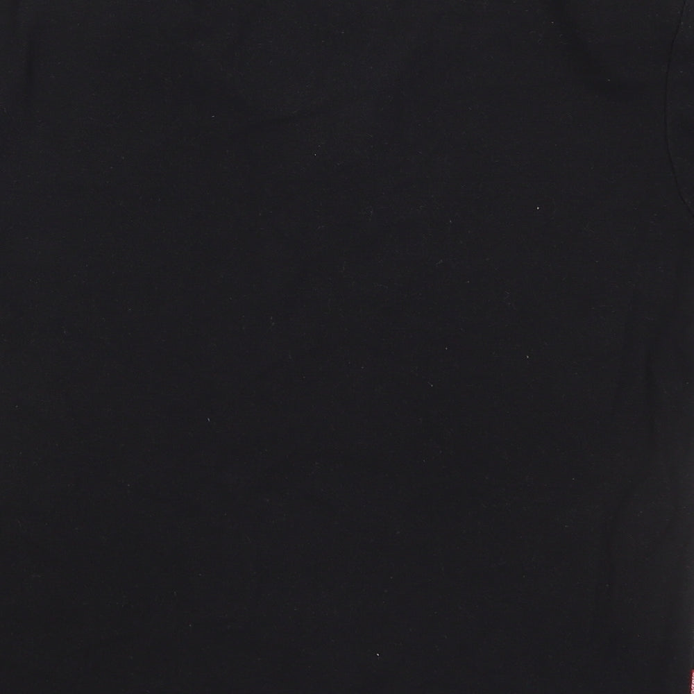 Sazenger Mens Black Polyester Polo Size XS Collared Pullover