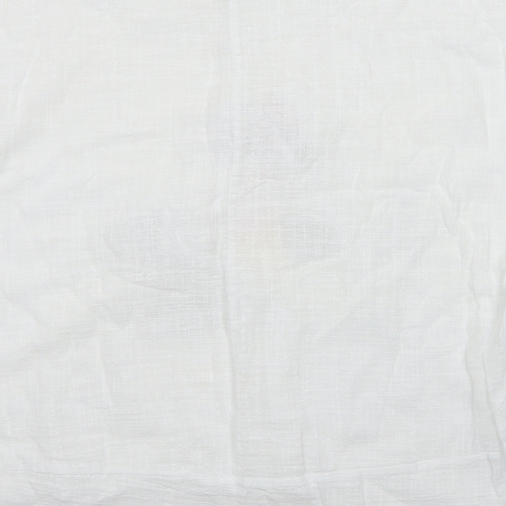 Womens UK Size M New Collection White Basic Blouse