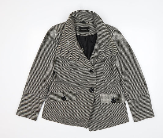 Womens UK Size 12 BHS Multicoloured Overcoat