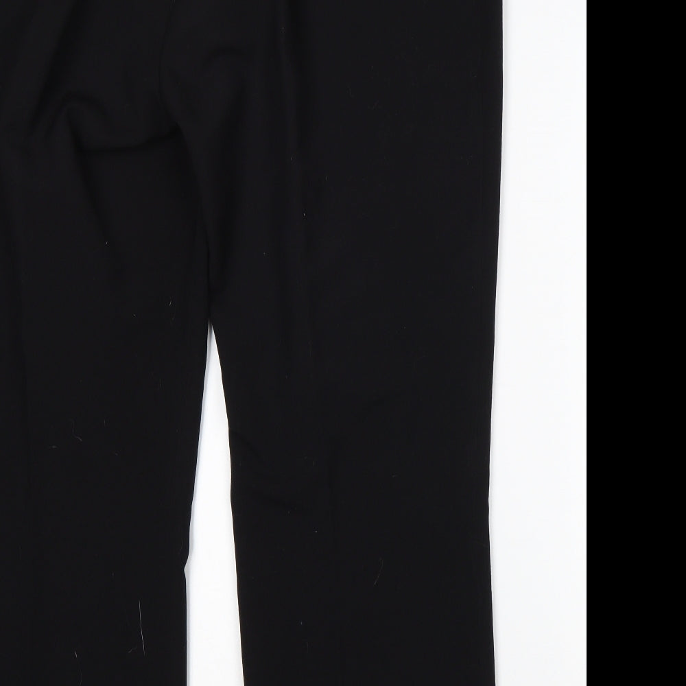 Womens UK Size 18 Debenhams Regular Fit Black Trousers