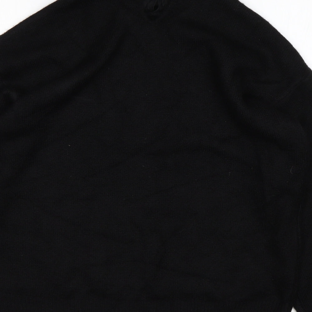 Womens UK Size M Papaya Black Pullover Jumper
