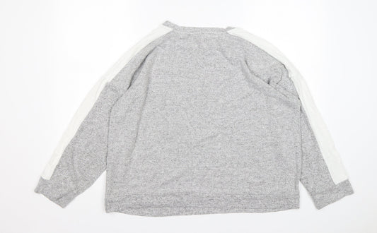 Womens UK Size 14 Jeff&Co Grey Pullover Jumper