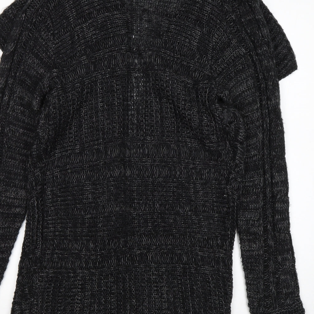 Womens UK Size S Preworn Grey Cardigan Jumper