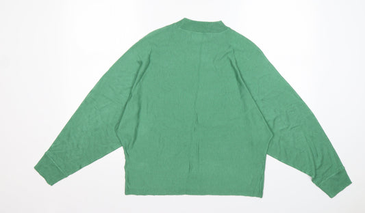 Womens UK Size S M&S Green Pullover Jumper