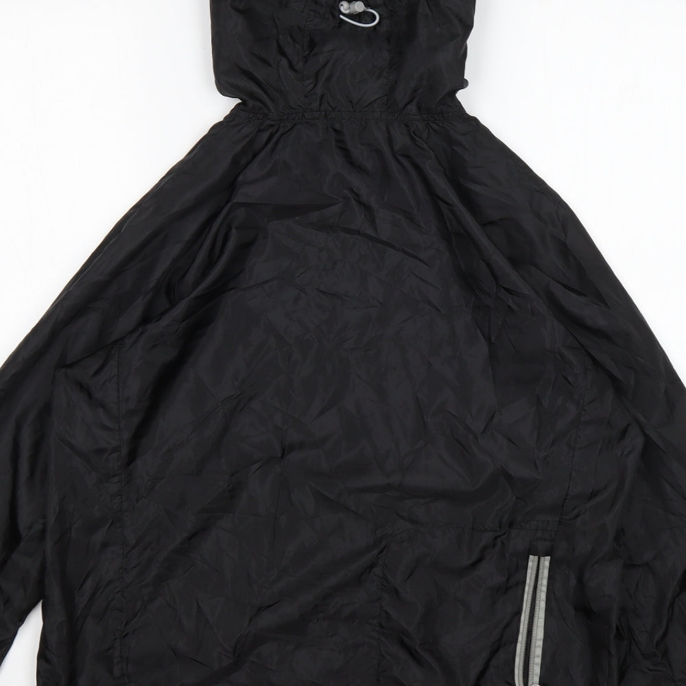 Womens UK Size 14 Atmosphere Black Windbreaker Coat