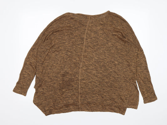 Womens UK Size 10 New Look Brown Pullover Jumper