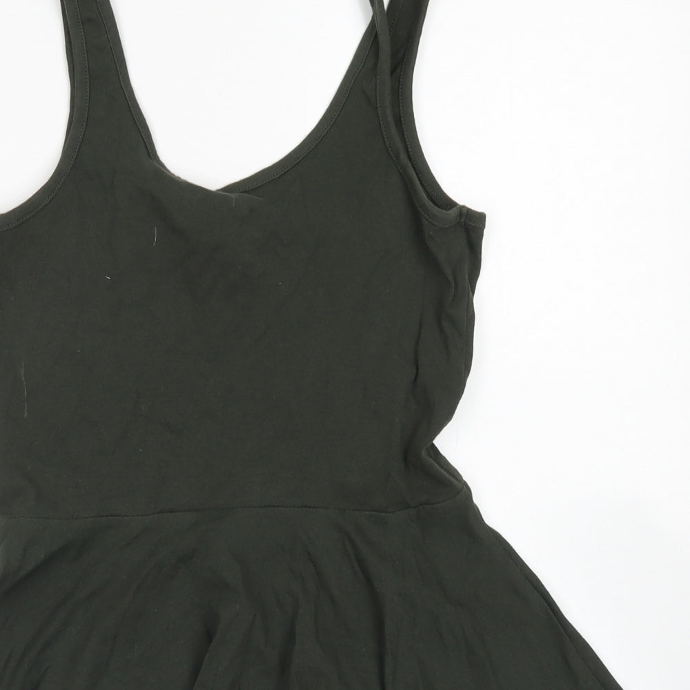 Womens UK Size 10 Atmosphere Green Basic Tank