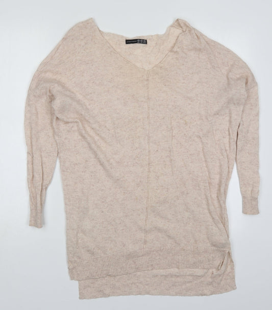 Womens UK Size XS Atmosphere Beige Pullover Jumper