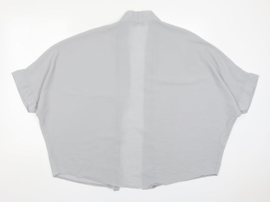 Boohoo Womens Grey Jacket Size M