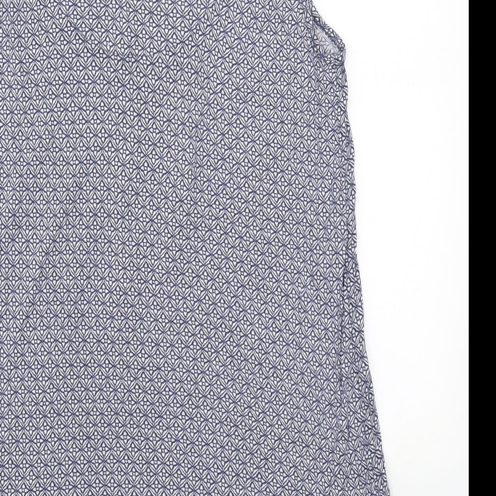 Womens UK Size 10 NEXT Blue Basic Tank