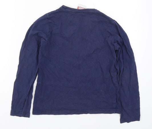 Primark Boys Blue Solid Cotton Pyjama Top Size 8-9 Years Pullover - Invincible Iron Man