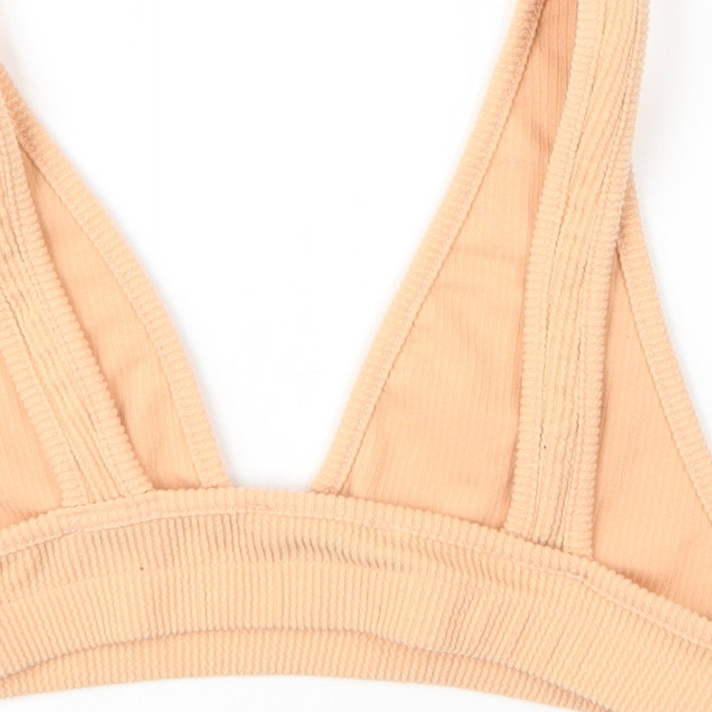 Womens UK Size 12 Missguided Pink Cropped Tank