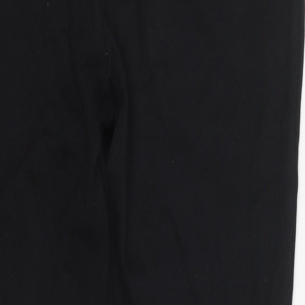 By Design Womens Black Cotton Carrot Leggings Size M L25 in