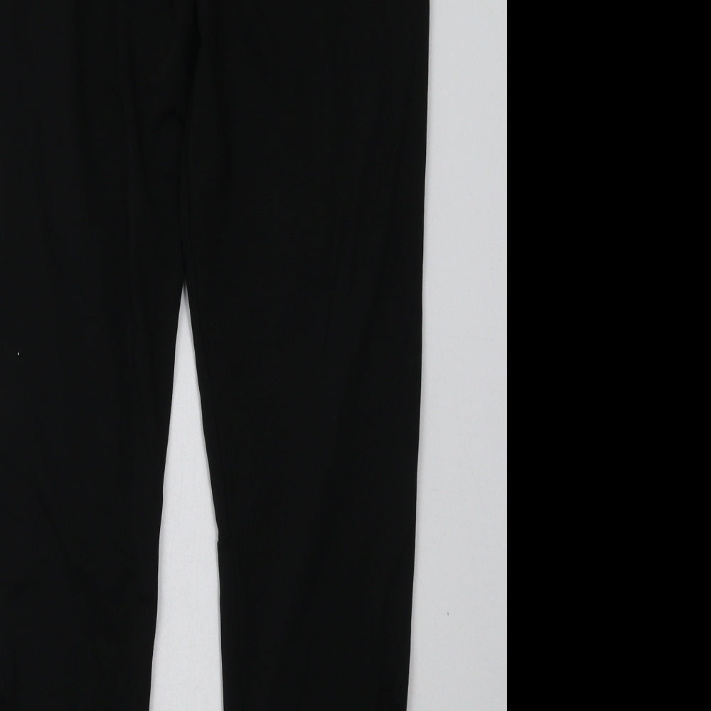 Mens UK Size XS Macron Regular Fit Jogger Black Trousers