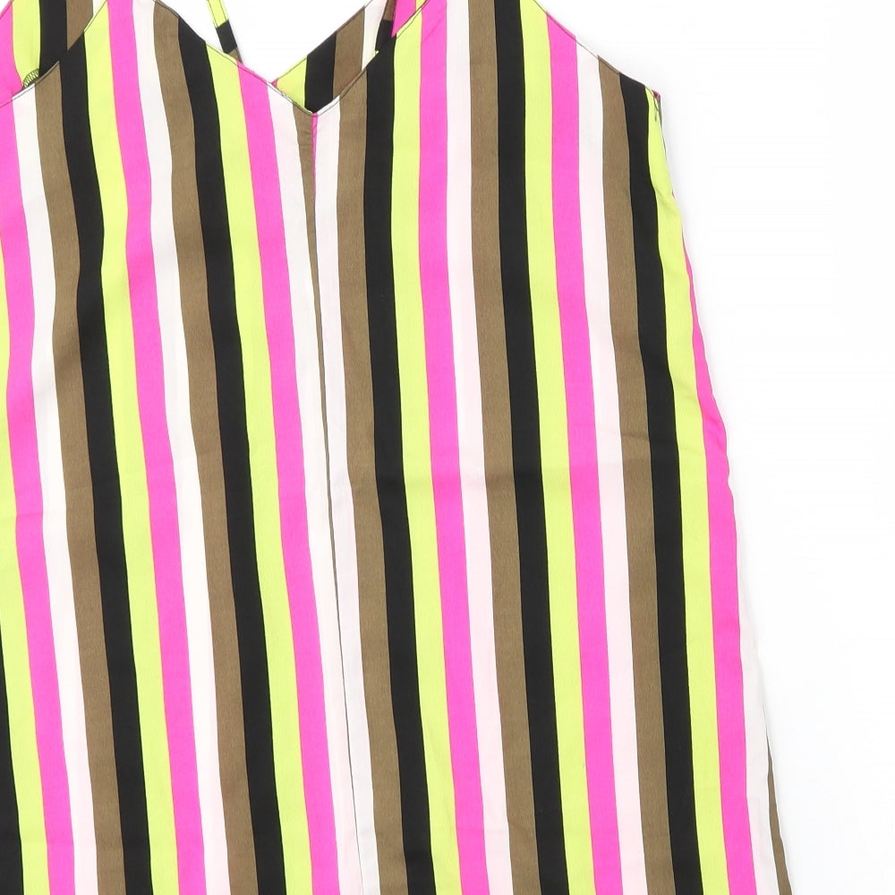 Womens UK Size 10 Pep&co Multicoloured Basic Blouse