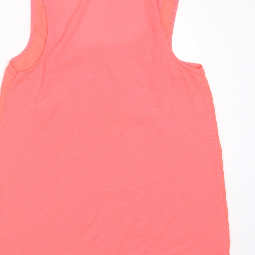 Womens UK Size 10 River Island Pink Basic Tank