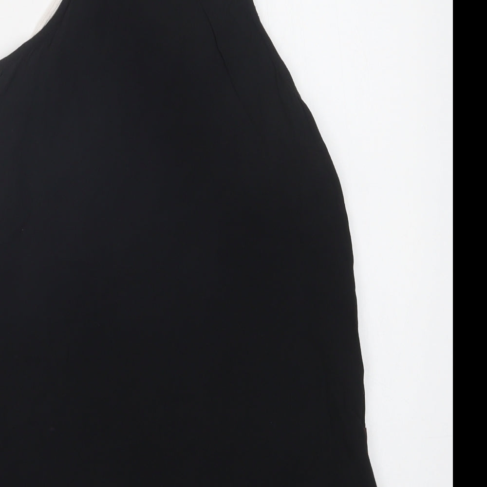 Womens UK Size 8 New Look Black Camisole Blouse