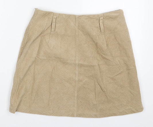 Womens UK Size 10 Denim Co Mini Corduroy Skirt