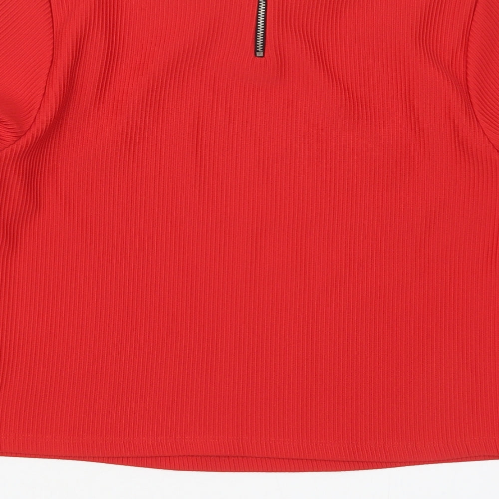 Womens UK Size 12 Marks and Spencer Red Pullover Sweatshirt