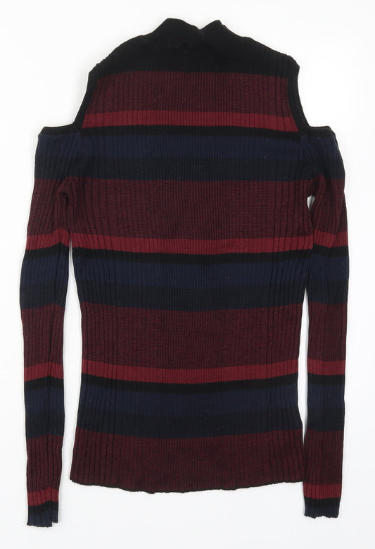 Womens UK Size 12 Papaya Red Pullover Jumper