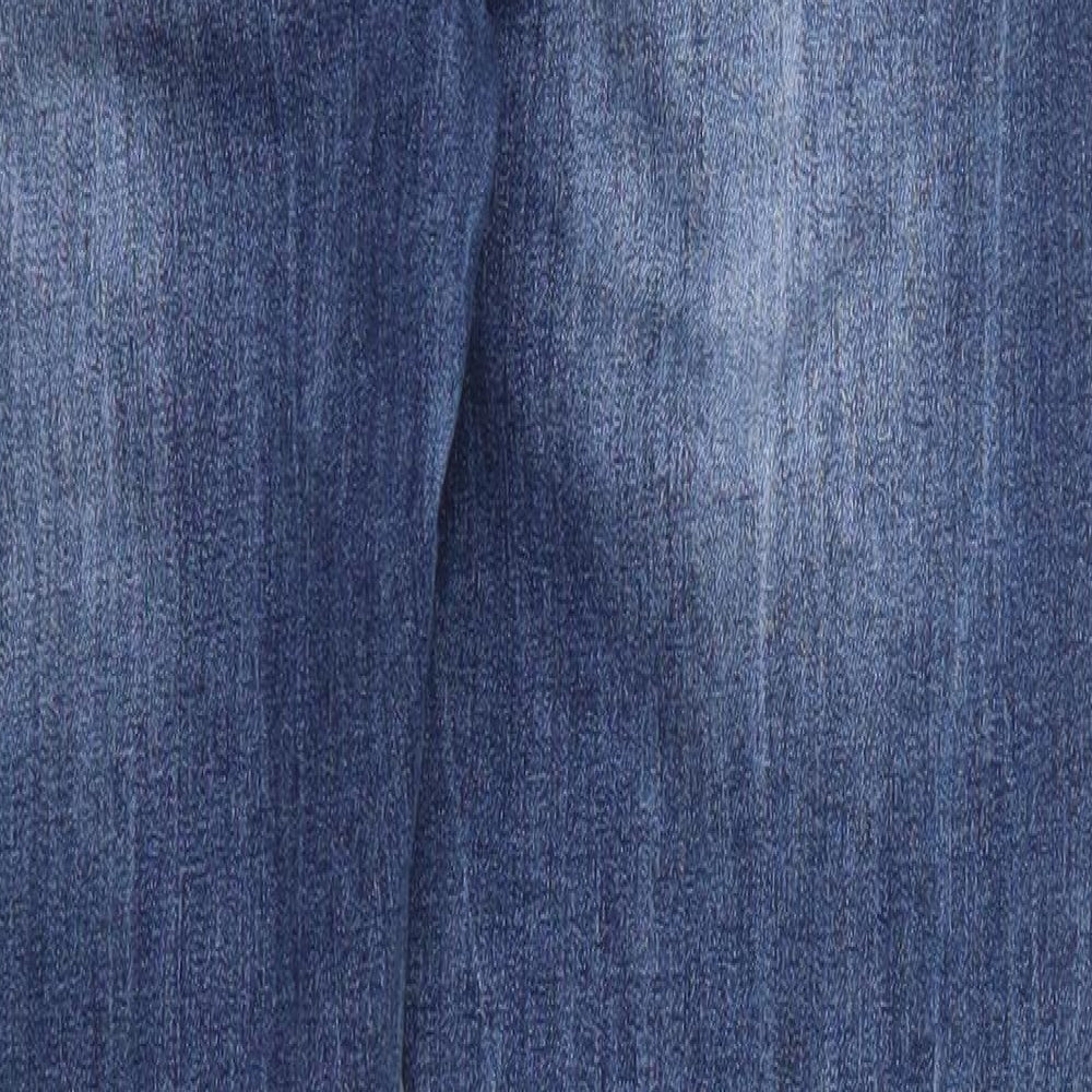 Womens UK Size M Preworn Regular Fit Skinny Blue Jeans