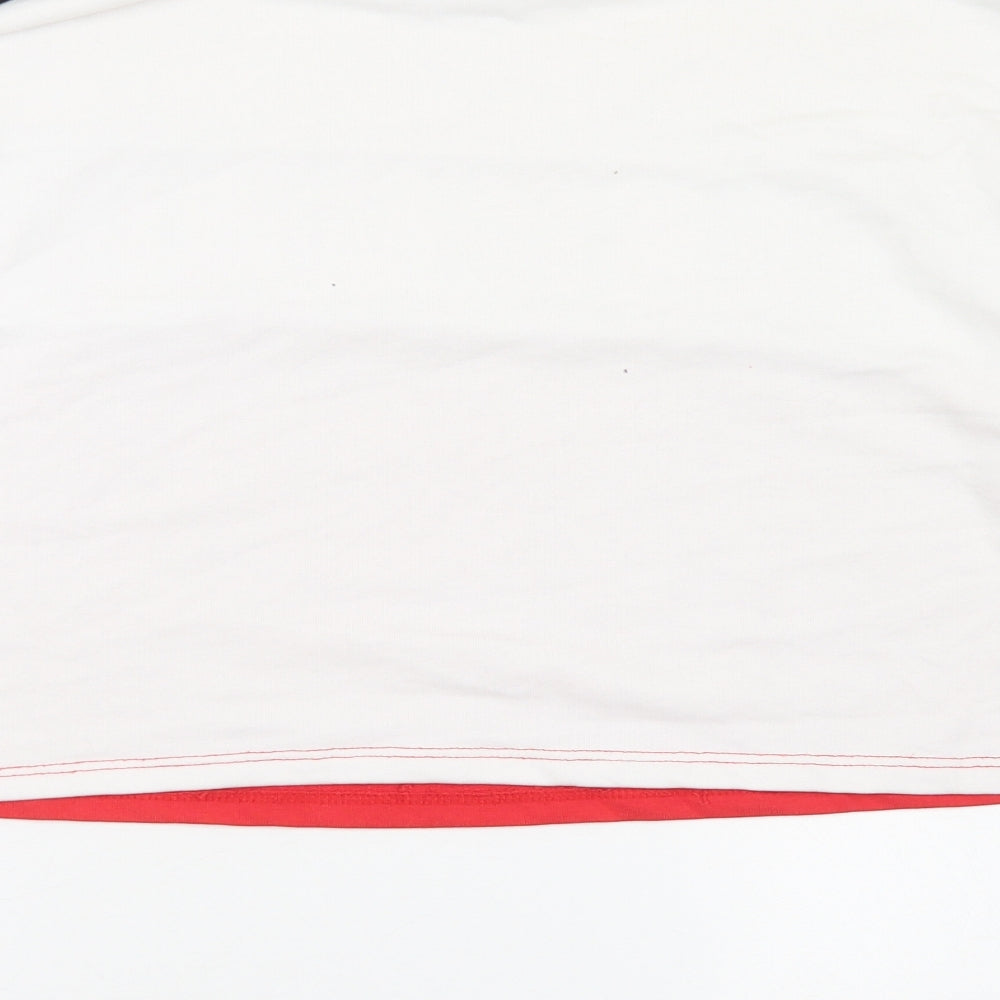 915 Generation Girls Red Colourblock Cotton Pullover Sweatshirt Size 14-15 Years - Croppeed
