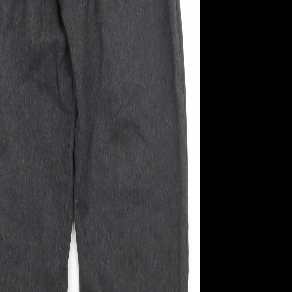 aldi Boys Grey Polyester Capri Trousers Size 9-10 Years Regular Hook & Eye - school Wear