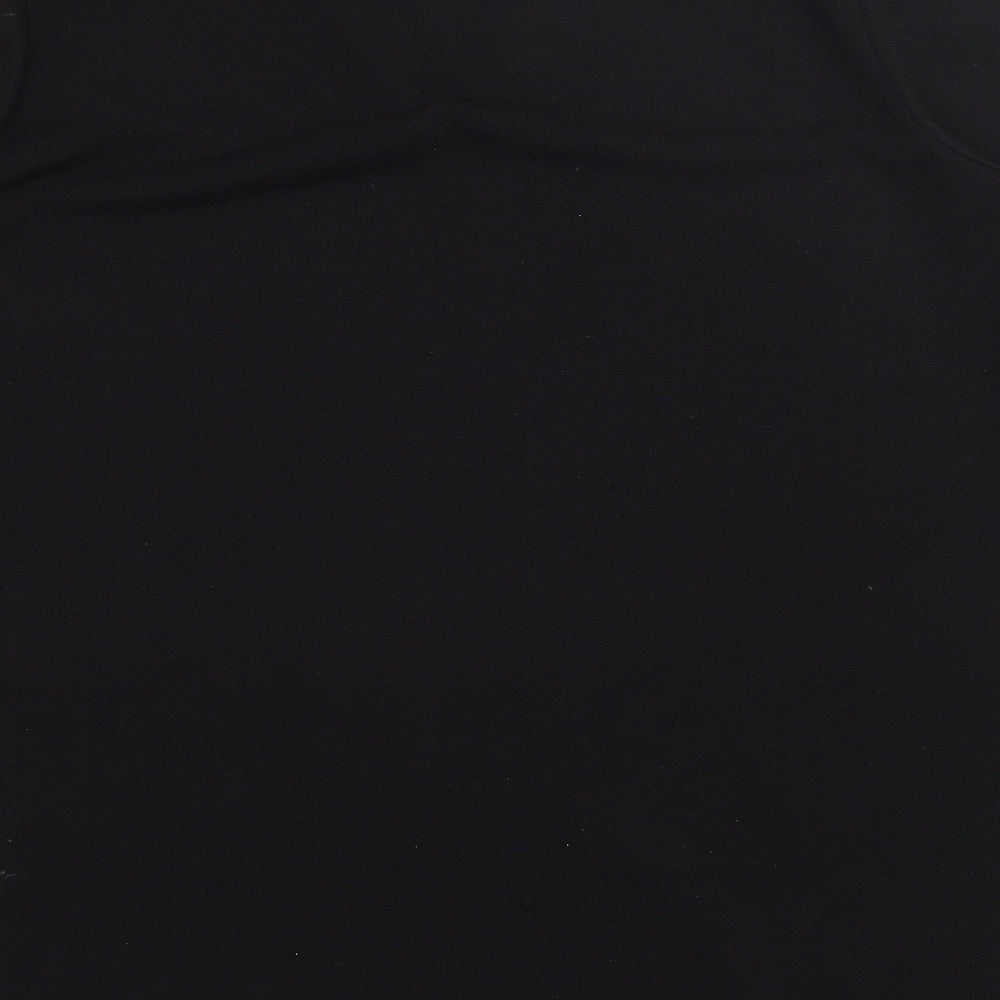 Womens UK Size 12 Preworn Black Basic Blouse