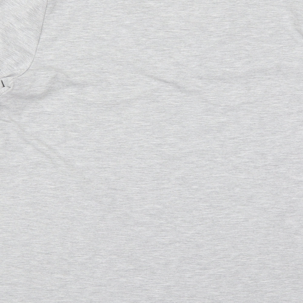 Womens UK Size L Savida Grey Basic T-Shirt