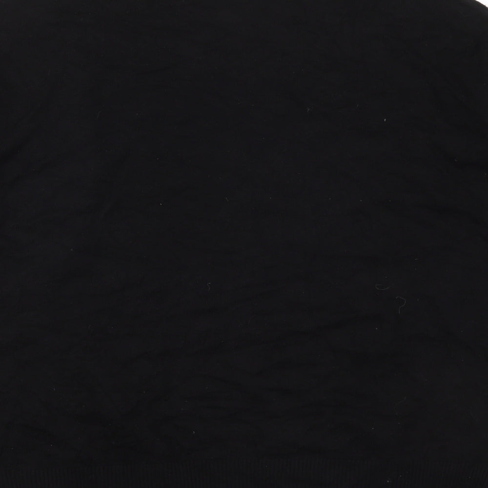 Atmopshere Womens Black Collared Viscose Cardigan Jumper Size 12