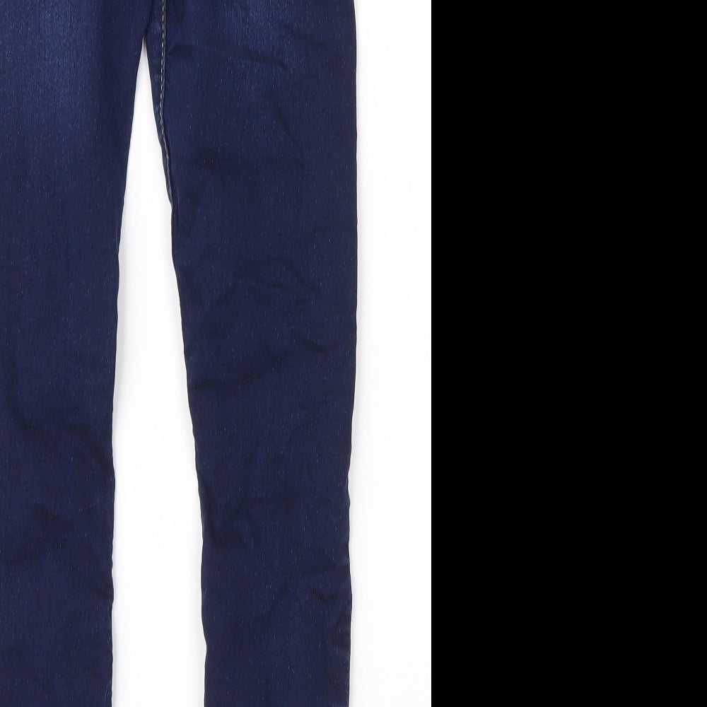 F&F Girls Black Cotton Jegging Jeans Size 9 Months L22 in Regular